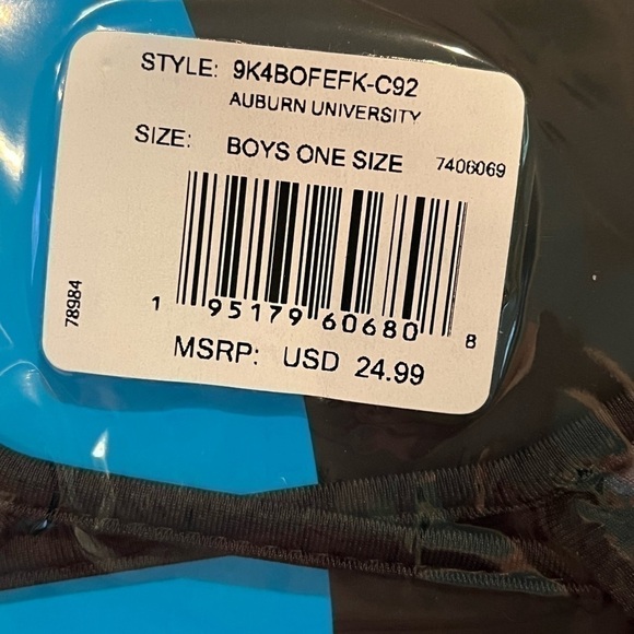 Auburn University 3 Piece Per Pack Face Covering NWT Boys Youth Size 8 - 20 - Picture 4 of 7